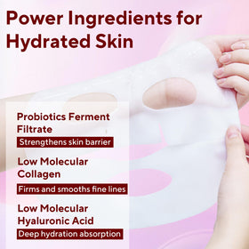 Nityrliv Bio-Collagen Real Deep Mask leaves skin soft and smooth