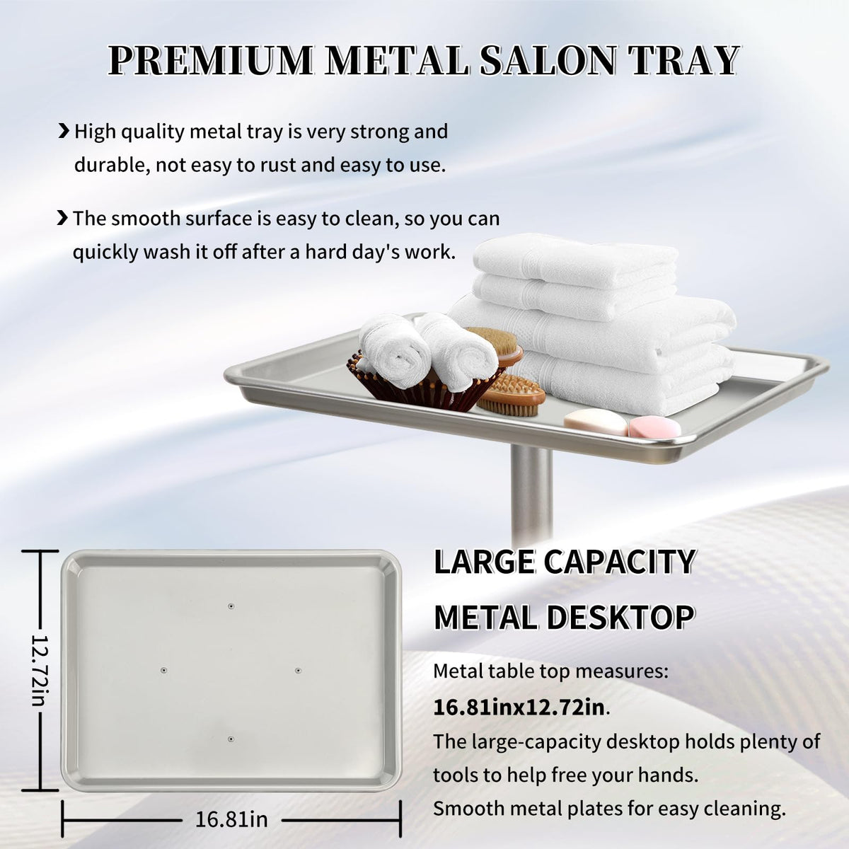 Niuadage adjustable height tray setup demonstrates customizable height for comfort.
