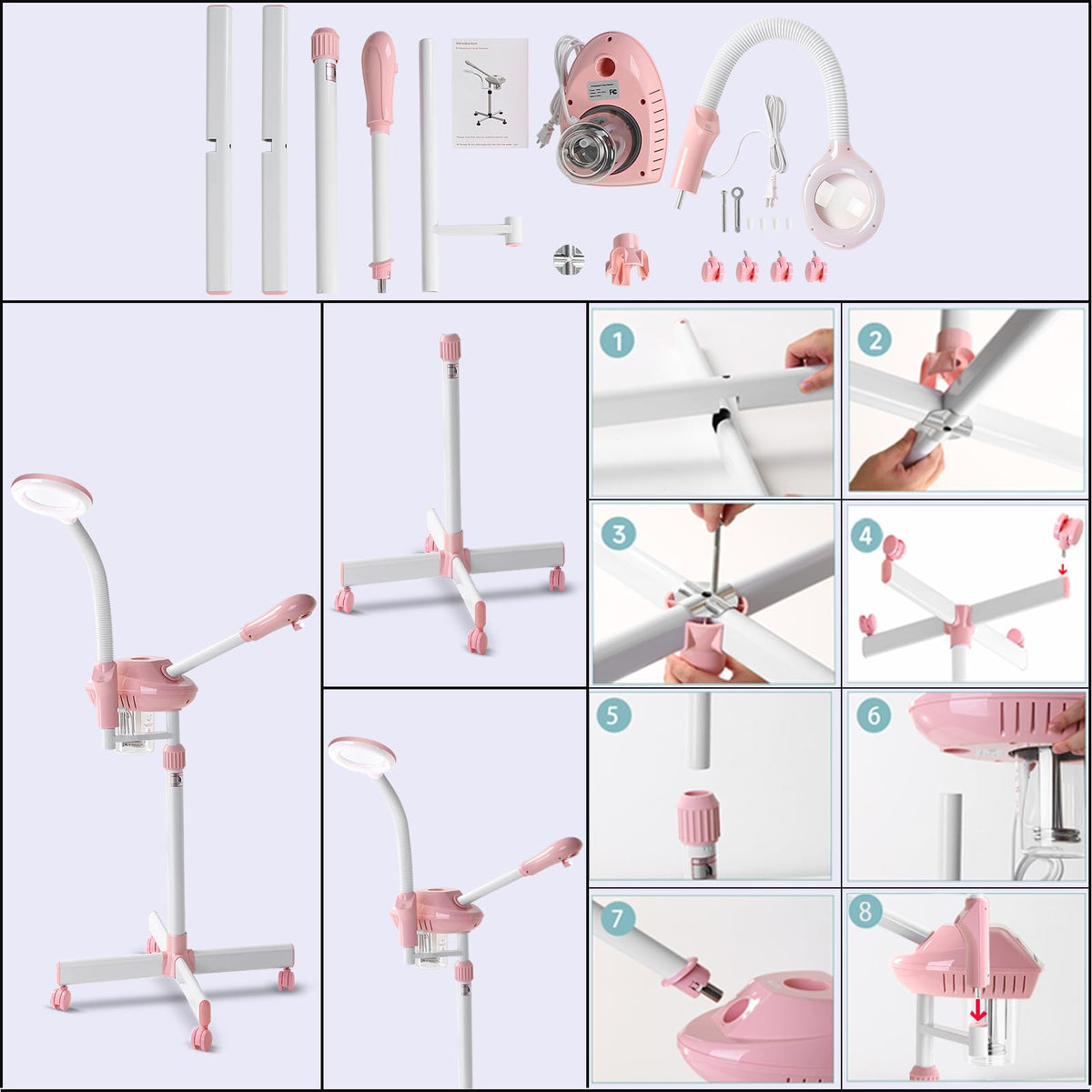 Niuadage easy disassembly and cleaning after spa-ready use