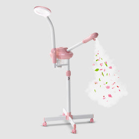 Niuadage professional facial steamer with 5x lamp for detailed skin assessment