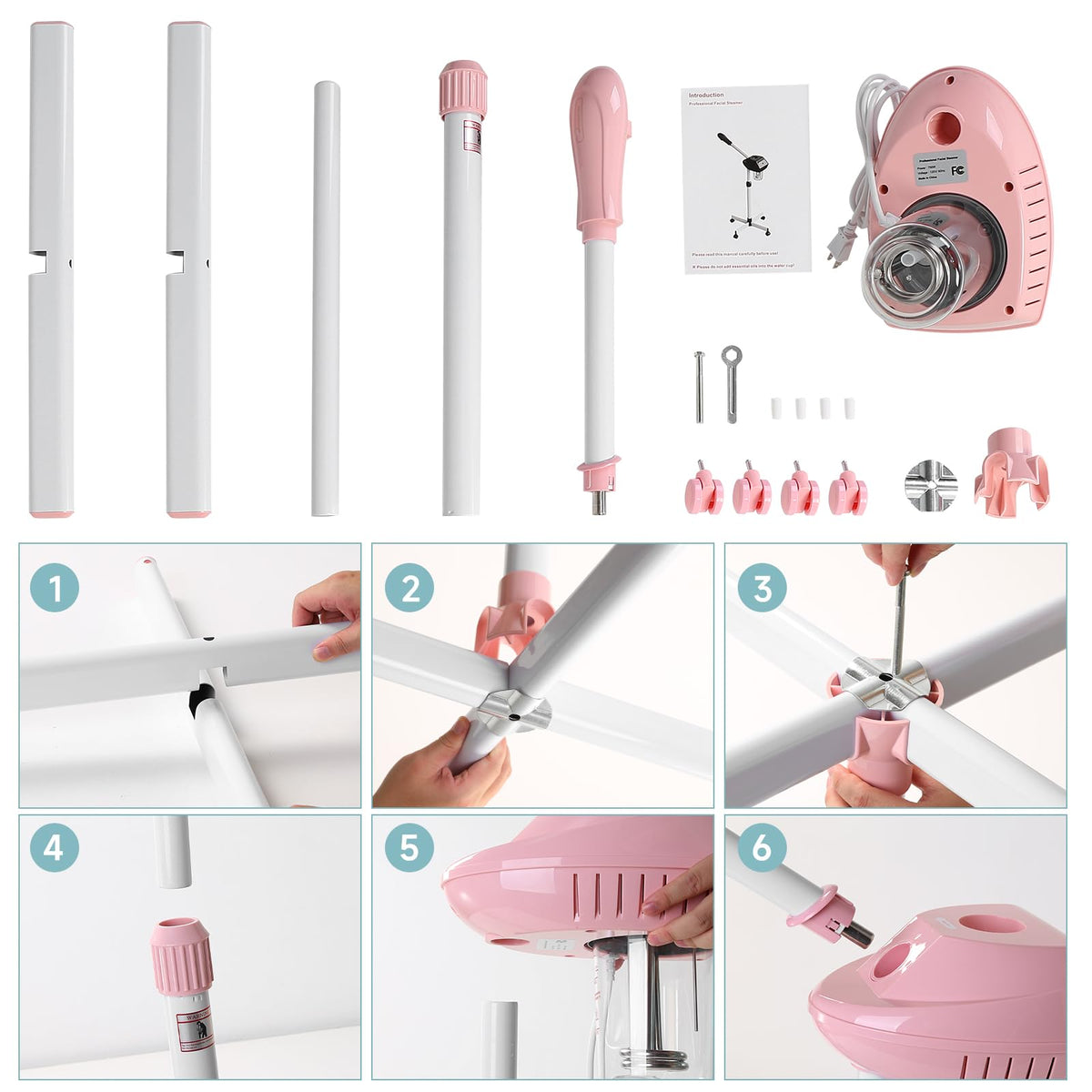 Niuadage Spa Facial Steamer in Use Delivering rich steam for hydration