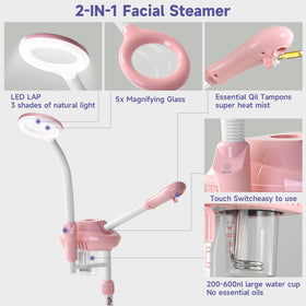 Niuadage timer-controlled steam session for precise routines