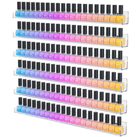 NIUBEE 24-inch wall rack with six tiers for quick color access.