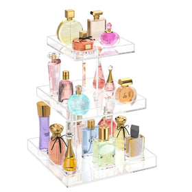NIUBEE 3-Tier Perfume Organizer front view showing quick-access display