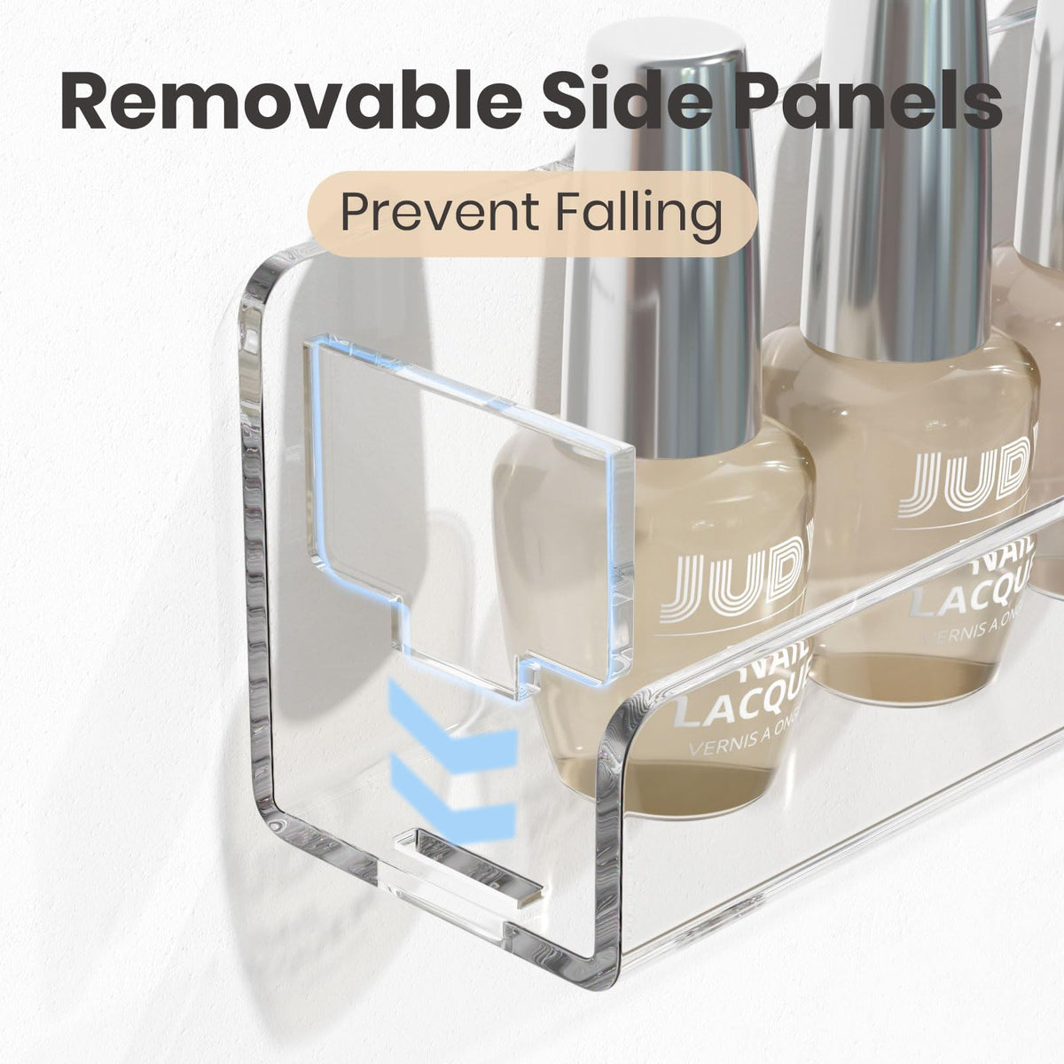 NIUBEE removable anti-slip inserts keep bottles securely in place.