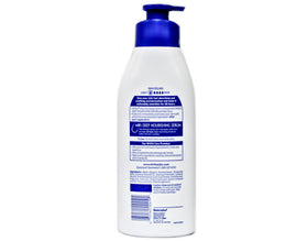 NIVEA Deep Moisture serum graphic highlights durable moisture and skin smoothness.