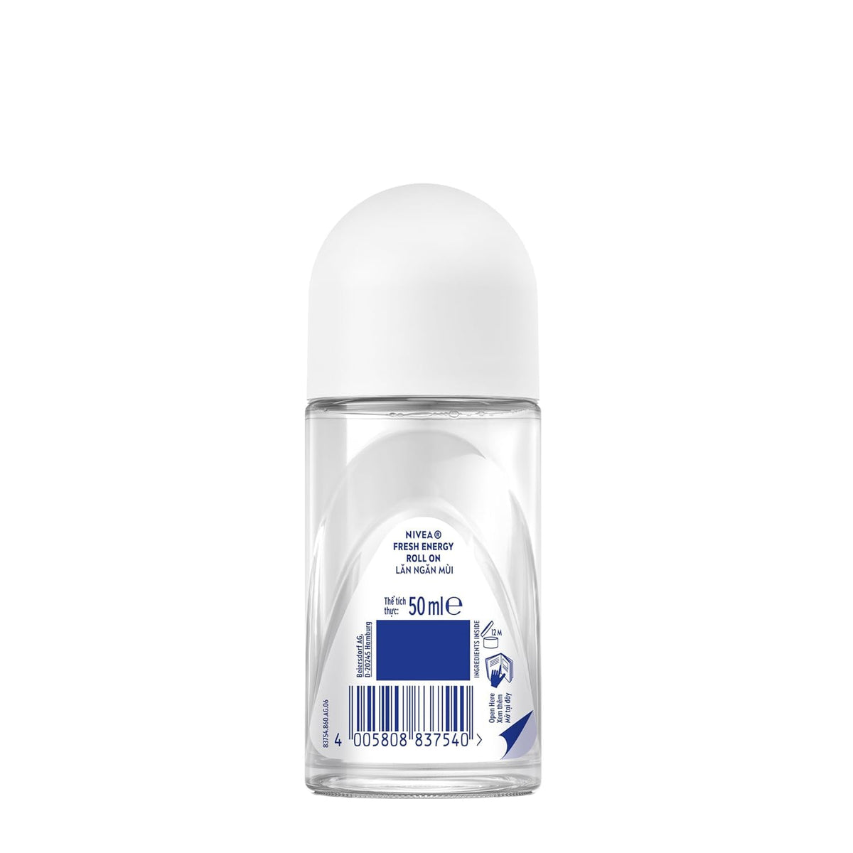 NIVEA Energy Fresh 72-hour protection for sustained freshness during activity.