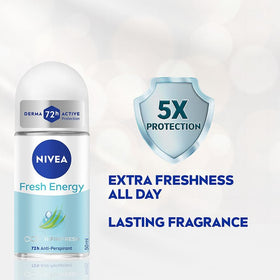 NIVEA Energy Fresh gym bag ready for on-the-go freshness.
