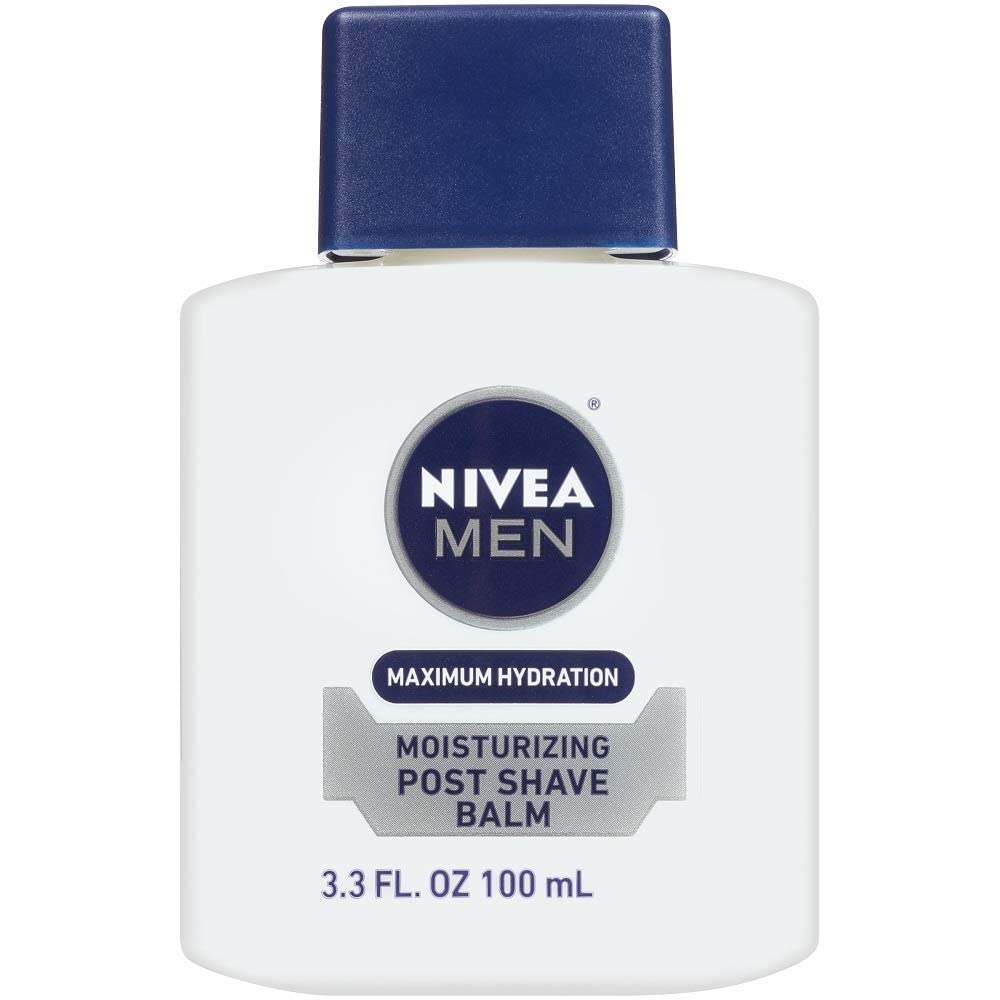 NIVEA for Men post shave balm pack back view, replenishing care after grooming