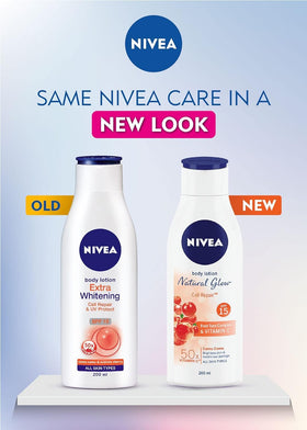 Close-up of skin with a natural glow from NIVEA Natural Glow