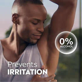 NIVEA Men Brightening Roll-On on a clean underarm for daily use.
