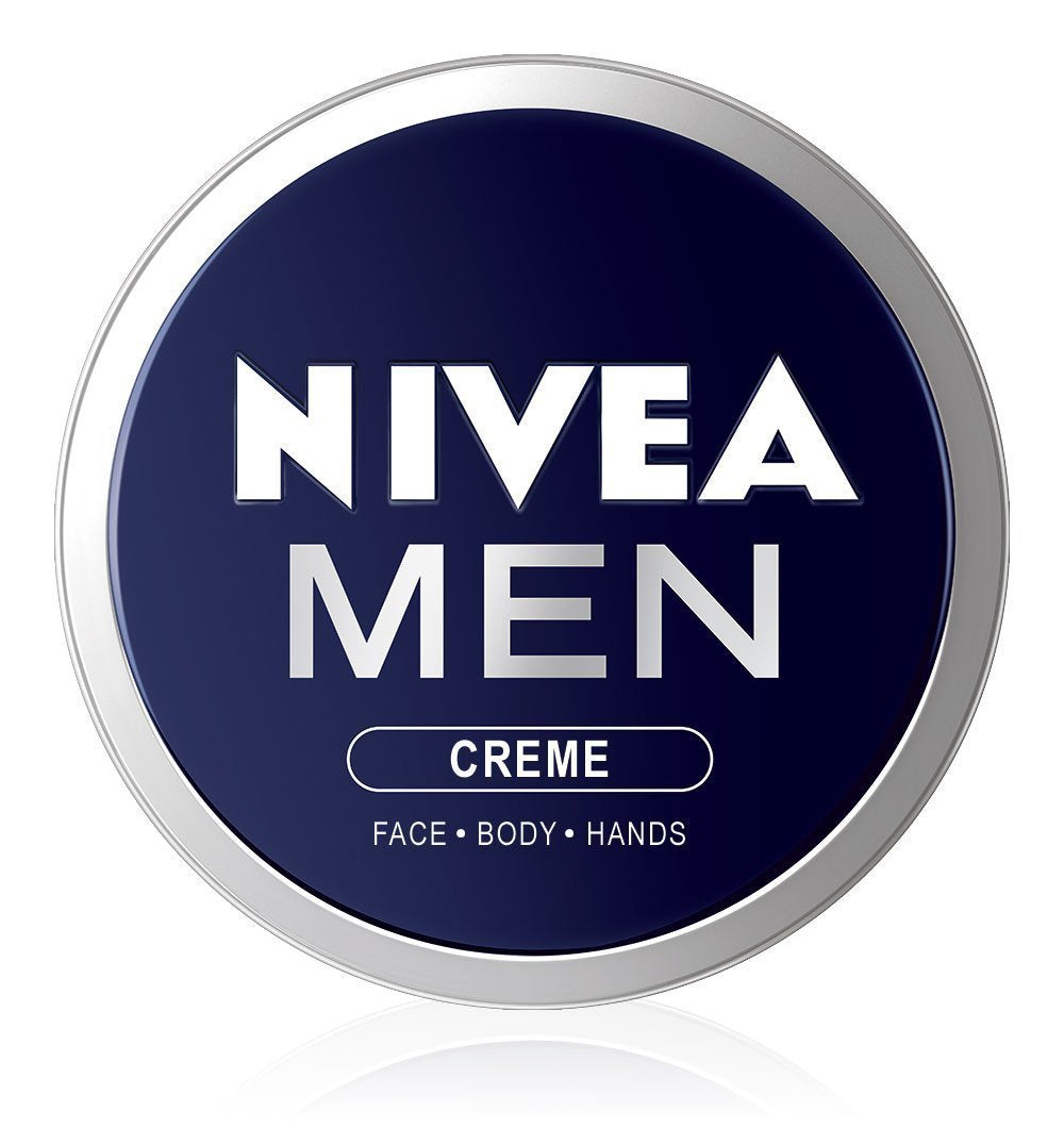 NIVEA Men Creme creamy texture image, ideal for daily skin hydration on face and hands