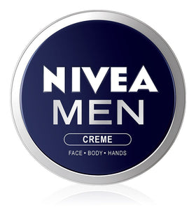 NIVEA Men Creme creamy texture image, ideal for daily skin hydration on face and hands