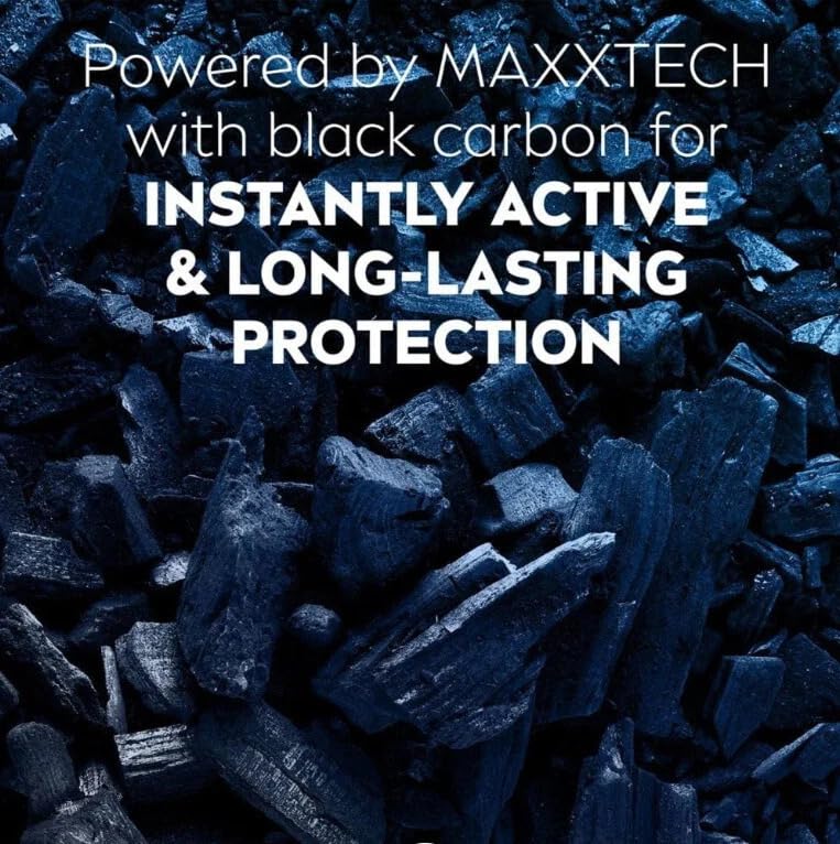 NIVEA Men Deep Darkwood MaxxTech roll-on being applied for quick-drying comfort.