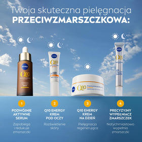 NIVEA Q10 Energy Eye Cream travel pack for on-the-go skincare