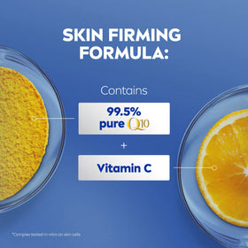 NIVEA Q10 Energy Plus Firming routine shot for everyday skincare.