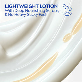 NIVEA Shea Nourish bottle back showing ingredients and usage directions