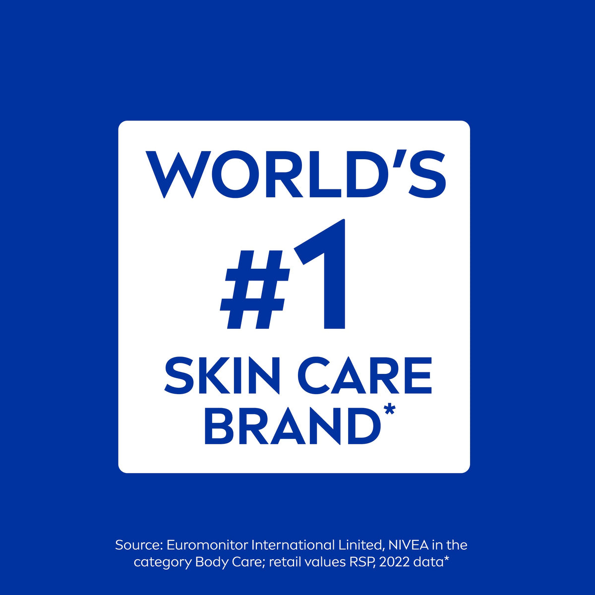 NIVEA tube in use during daily routine for sensitive skin care