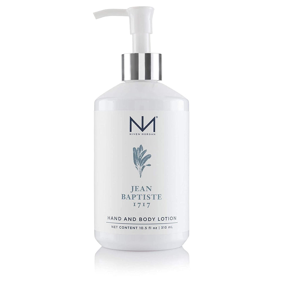 Niven Morgan Jean Baptiste 1717 hand and body lotion for hydrated, smooth skin