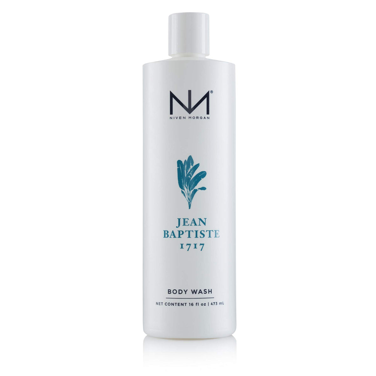 Niven Morgan Jean Baptiste bottle 16oz, paraben-free and dye-free for gentle cleansing