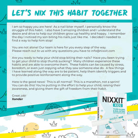 NIXXIT 2-pack packaging ideal for care-giving routines.