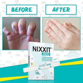 NIXXIT Nail Biting Pen non glossy finish reduces residue after use.