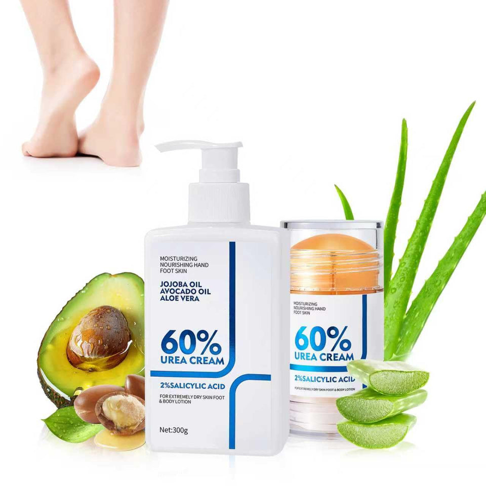 NIZENTA Urea Cream 60% bottle front shows rich hydration for dry skin.