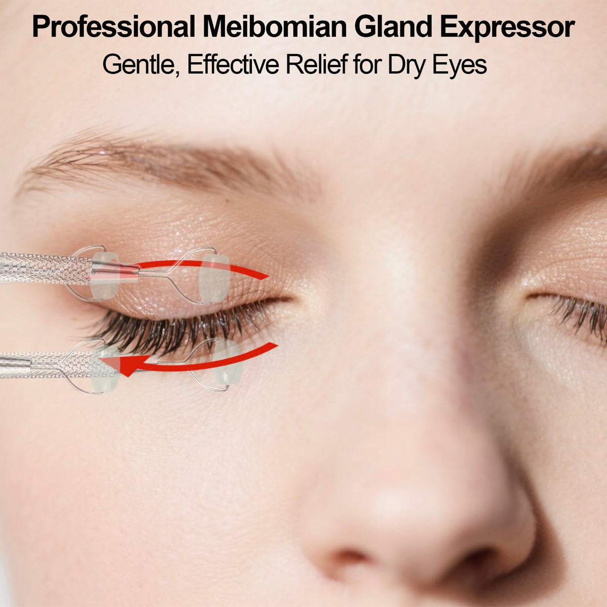 NKQ eyelid wand with compact design, ideal for travel and on-the-go use.
