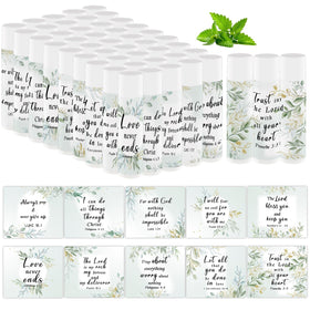 Nlicrst Bible verse lip balm pack with mint flavor, ready for gifting
