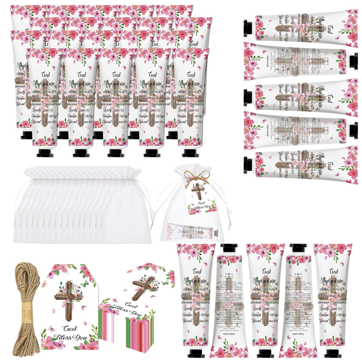 Nlicrst Christian hand cream set packaging for easy gifting