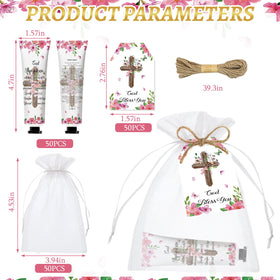 Nlicrst hand cream with cross Bible verse label