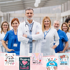 Nlicrst nurses-themed gift packaging suits teachers and colleagues.