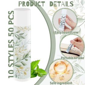 Nlicrst organza bags and card labels elevate Christian lip balm gifts