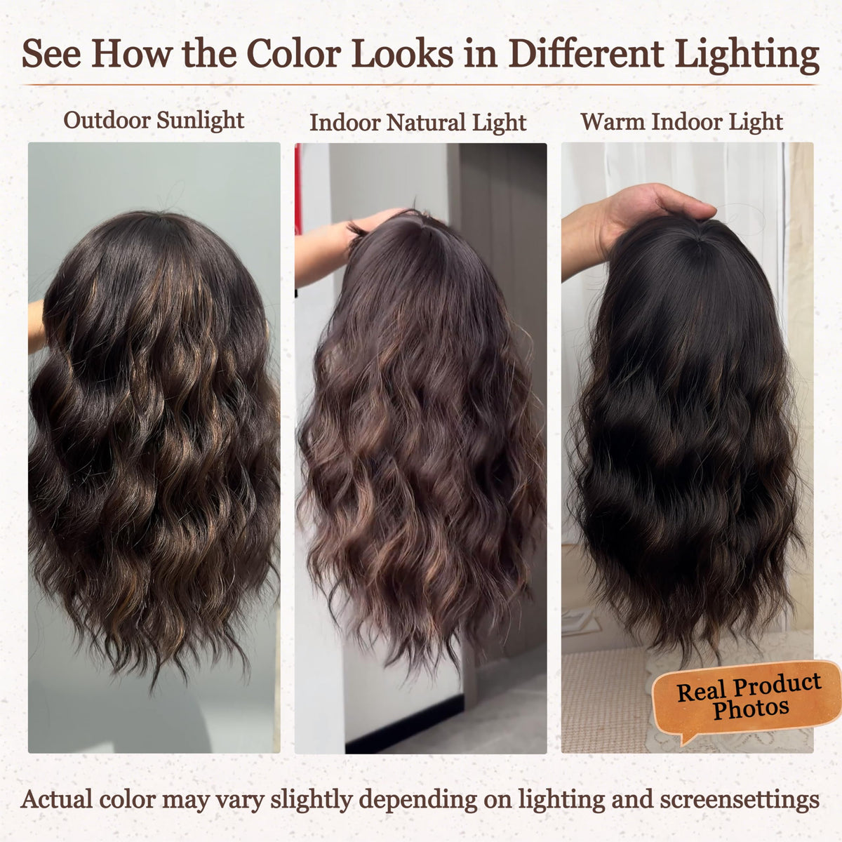 Nnzes adjustable-cap wig fits most head sizes comfortably.