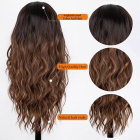 Nnzes easy care wig with quick touch-ups
