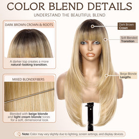 Nnzes heat-resistant synthetic hair for versatile styling.