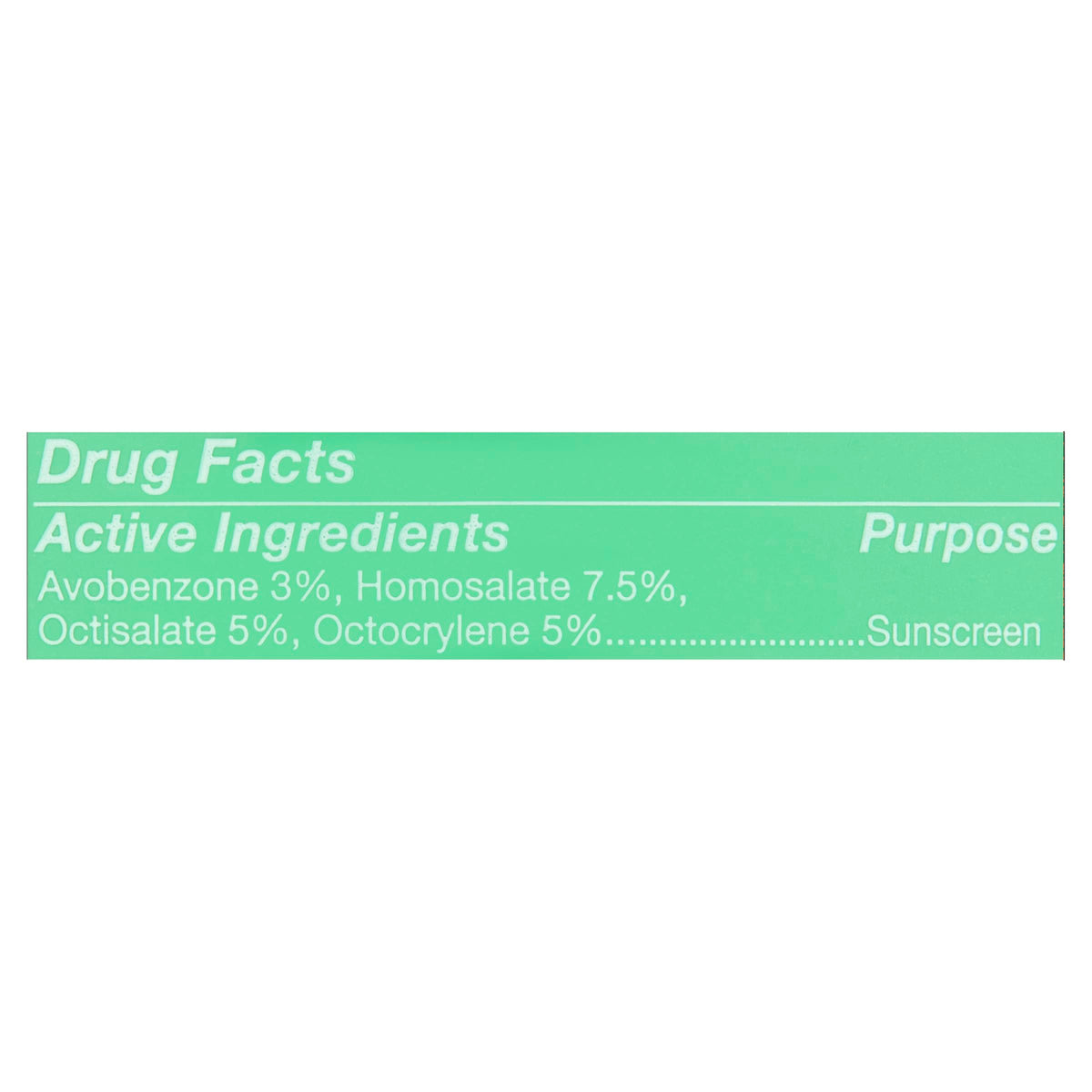 NO-AD sunscreen lotion bottle side label emphasizing value size for families.