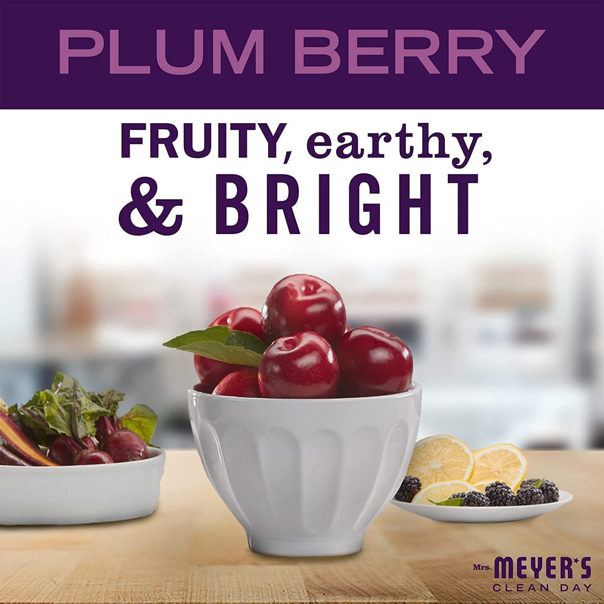 Mrs. MEYER'S formula without artificial colors preserves a natural look.