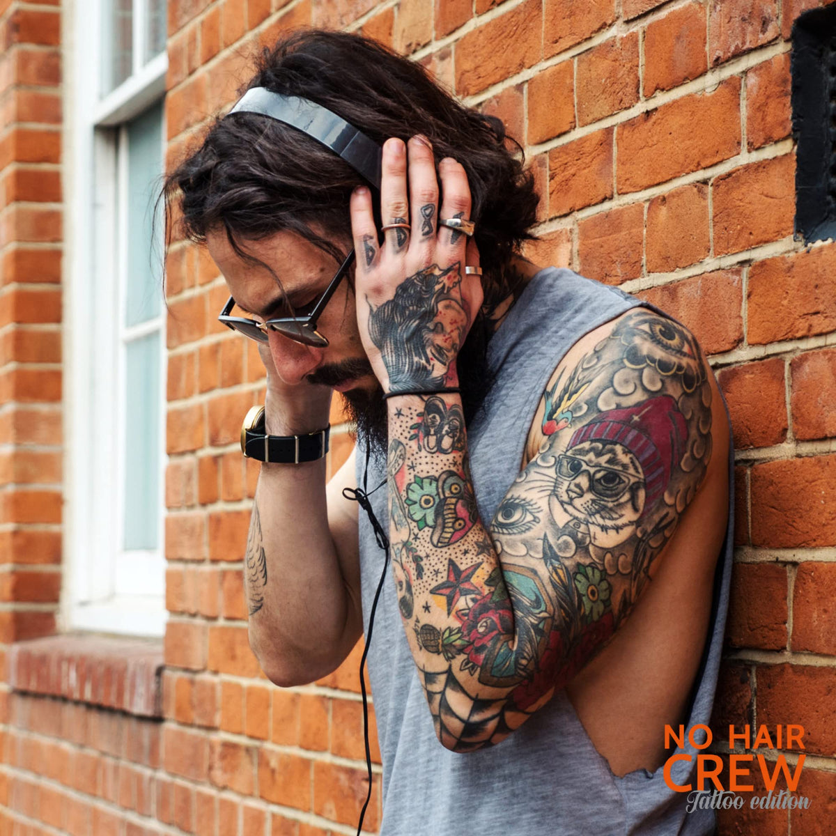 NO HAIR CREW Tattoo Edition vegan and cruelty-free branding