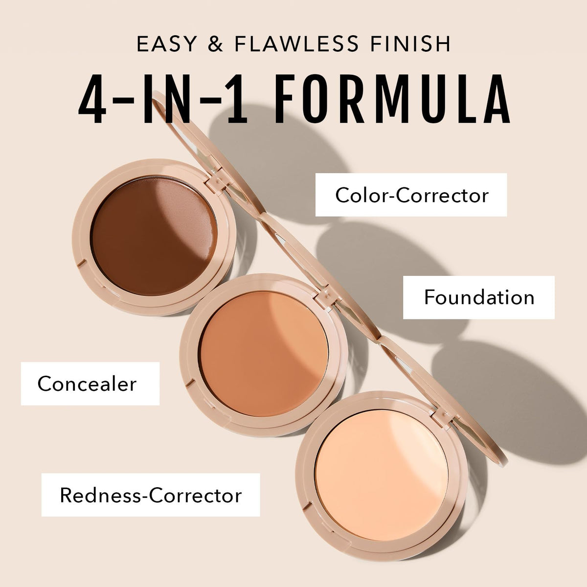 No Makeup Makeup cream-balm texture close-up reveals smooth, adaptable coverage
