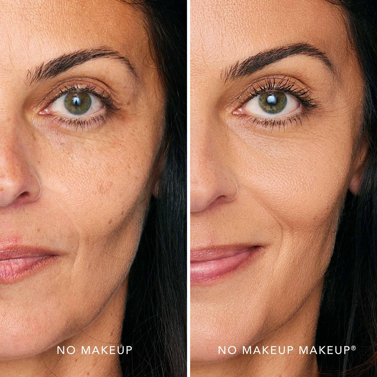 No Makeup Makeup Duo packaging features foundation and brush together for on‑the‑go use.
