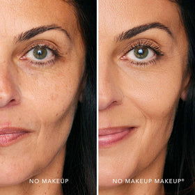 No Makeup Makeup Duo packaging features foundation and brush together for on‑the‑go use.