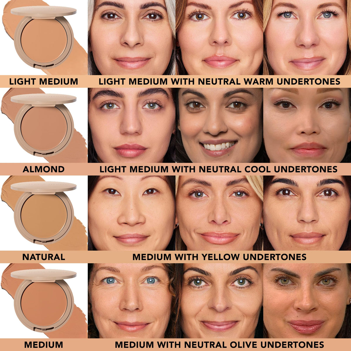No Makeup Makeup Foundation swatch on skin showing texture and buildable coverage.