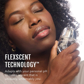 Person applying No Fragrance Fragrance on wrist, scent adapting to chemistry