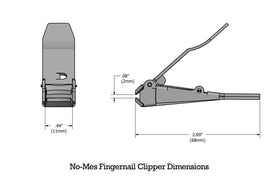No-mes Fingernail Clipper made in USA with lifetime guarantee