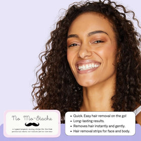 No Mo-Stache travel 40-count kit for trips and busy days