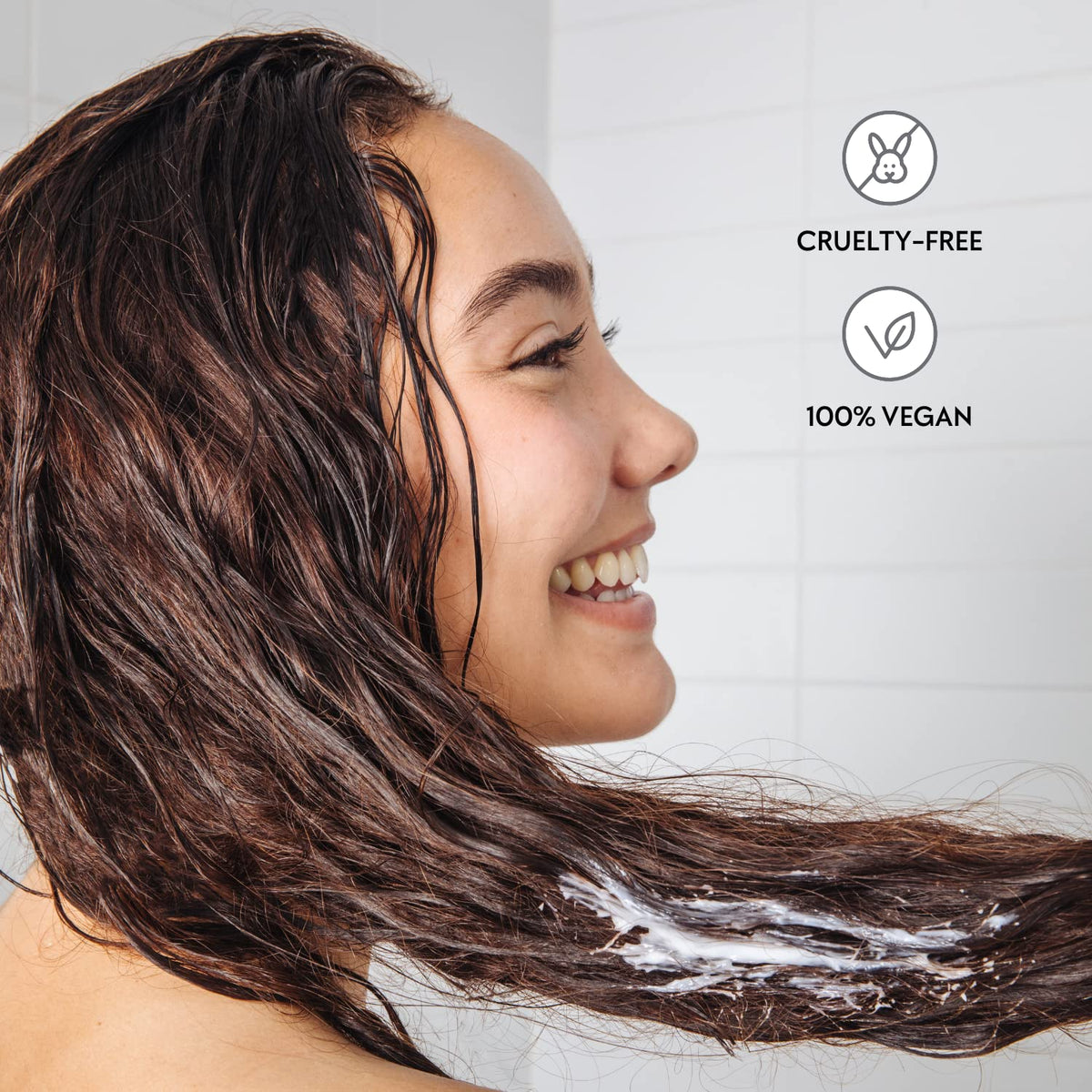 No Nothing cream texture suggests rich hydration without weighing down hair.
