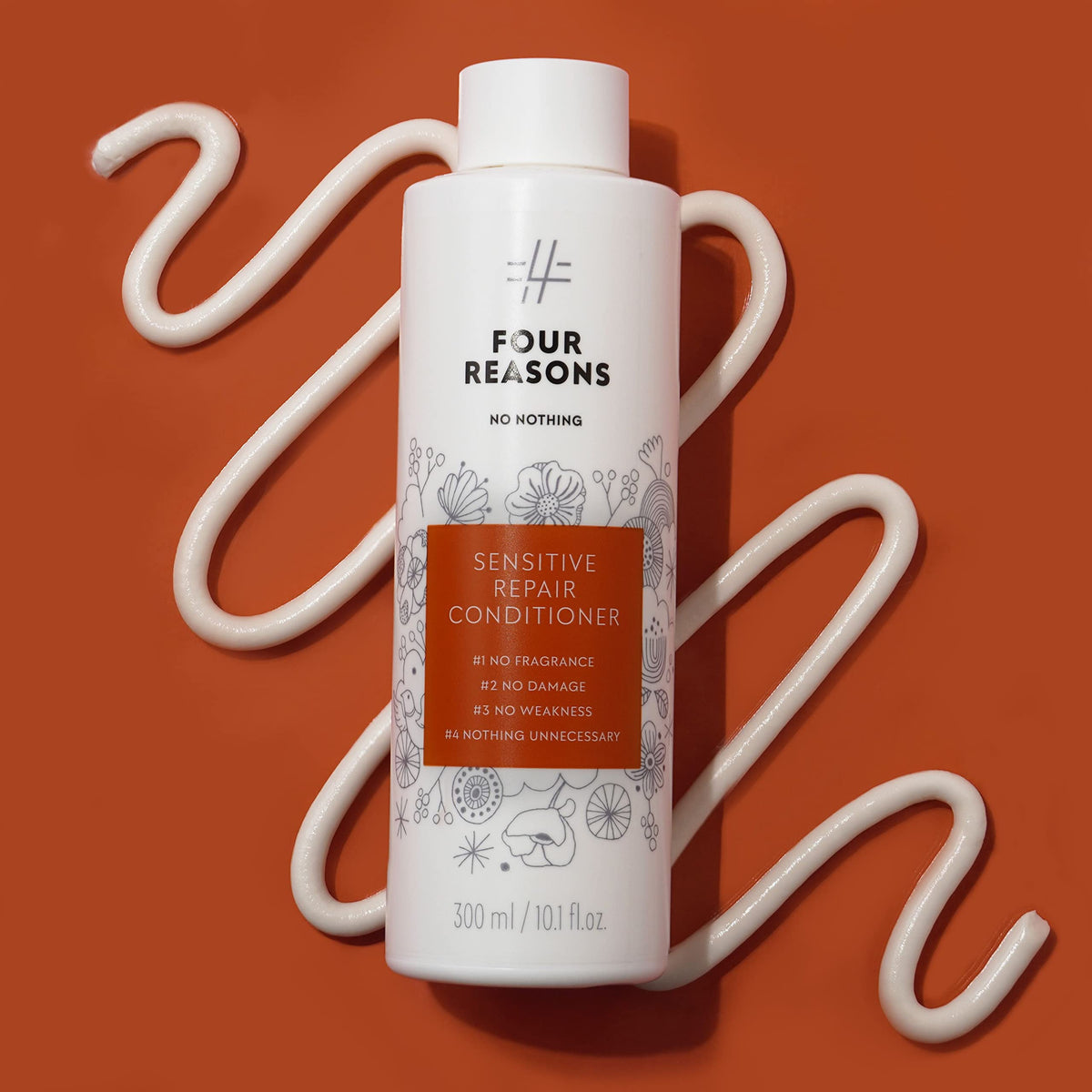 Hair after using No nothing Repair Conditioner looks silky and easy to manage