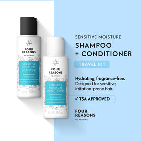 No Nothing Sensitive Moisture Conditioner travel-size bottle ideal for detangling during travel