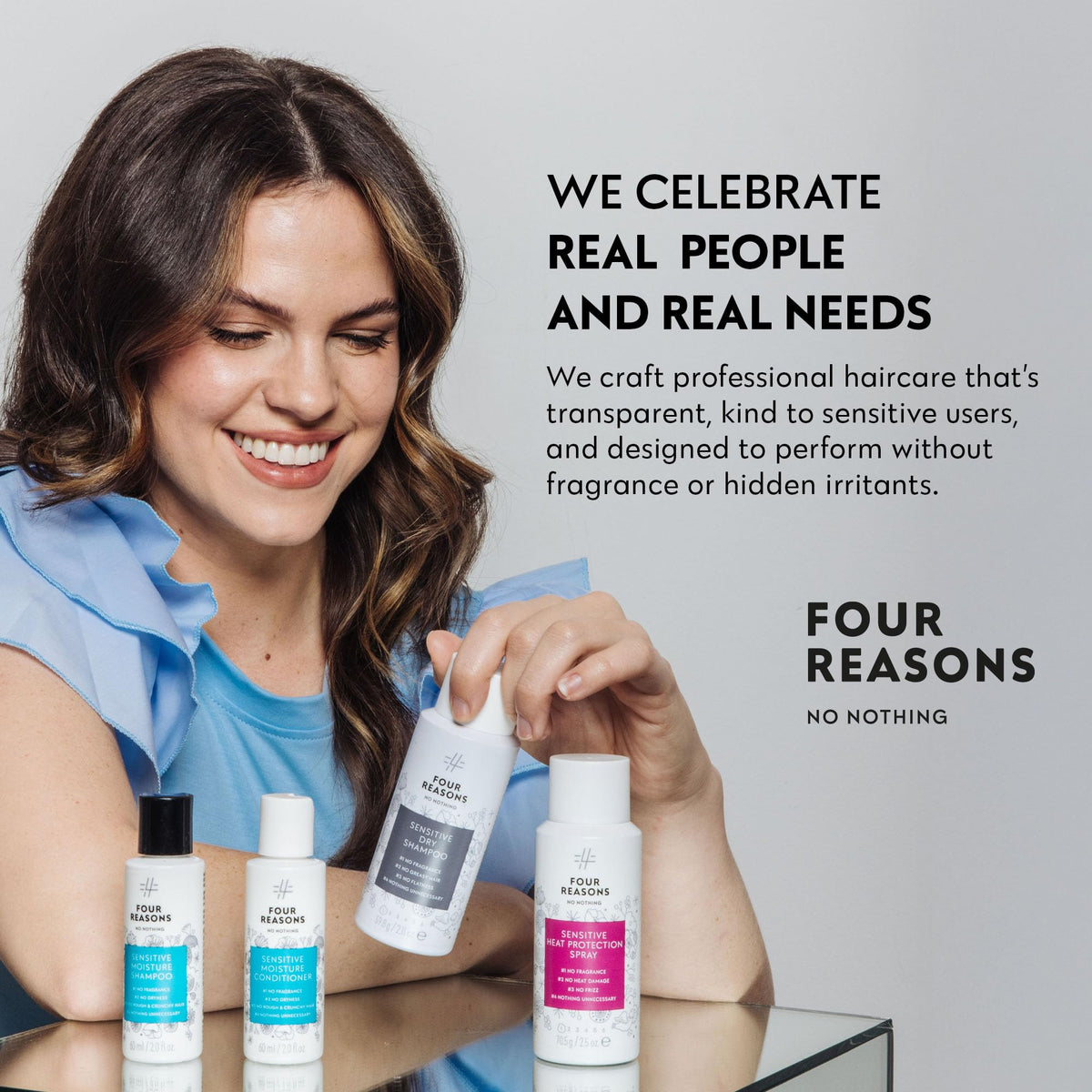 No Nothing Sensitive Moisture Duo shown together for travel-friendly hair care